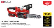 Einhell 18V PXC Chain Saw Kit