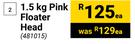 Pool Brite Month Mate Pink Floater Head-1.5Kg Each