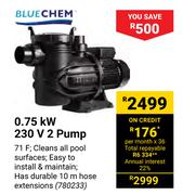 Blue Chem 0.75 KW 230V 2 Pump