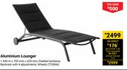 Aluminium Lounger