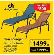 Design House Sun Lounger-Each