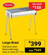 Metalix Large Braai 81716