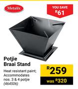 Metalix Potjie Braai Stand 464506