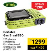 Outback Portable Gas Braai BBQ 850002236