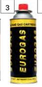 Eurogas 220g Butane Canister 850007395