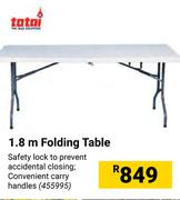 Totai 1.8m Folding Table 455995