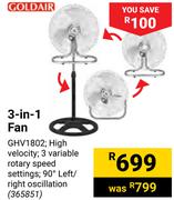Goldair 3-In-1 Fan GHV1802 365851