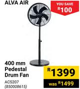 Alva Air 400mm Pedestal Drum Fan ACS207 850008615