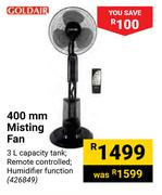 Goldair 400mm Misting Fan 426849