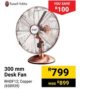 Russell Hobbs 300mm Desk Fan RHDF12 658939