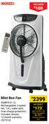 Goldair Mist Box Fan GMBFR-6112 597514