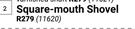 Lasher Square-Mouth Shovel