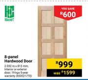 Highcroft 8-Panel Hardwood Door
