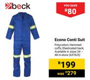 Beck Econo Conti Suit 