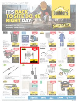 Builders Inland : It's Back To Site Done Right Day (14 January - 03 March 2025), page 1