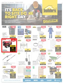 Builders Inland : It's Back To Site Done Right Day (14 January - 03 March 2025), page 1