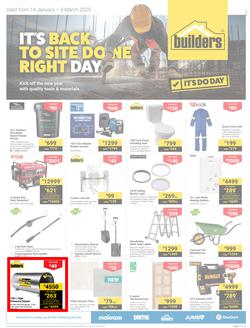 Builders Inland : It's Back To Site Done Right Day (14 January - 03 March 2025), page 1