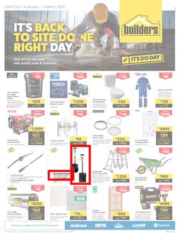 Builders Inland : It's Back To Site Done Right Day (14 January - 03 March 2025), page 1
