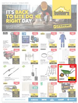 Builders Inland : It's Back To Site Done Right Day (14 January - 03 March 2025), page 1