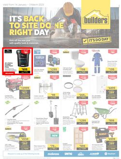 Builders Inland : It's Back To Site Done Right Day (14 January - 03 March 2025), page 1