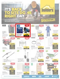 Builders Inland : It's Back To Site Done Right Day (14 January - 03 March 2025), page 1