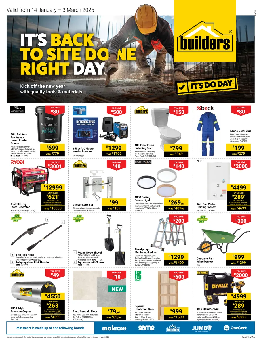 Builders Inland It s Back To Site Done Right Day 14 January 03 
