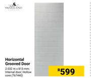 Swartland Horizontal Grooved  Door