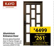 Kayo Aluminium Entrance Door 850010136 