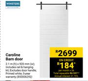 Winster Caroline Barn Door
