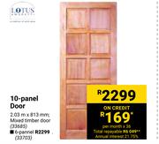 Lotus 10-Panel Door 