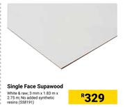 Single Face Supawood