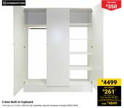 Home & Kitchen 3 Door Built-In Cupboard 1.8m(w) X 2.1m(h) X 500mm