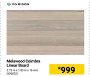 PG Bison Melawood Coimbra Linear Board-2.75m X 1.83m X 16mm