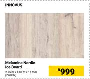 Innovus Melamine Nordic Ice Board-2.75m x 1.83m x 16mm