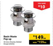 Basin Waste Pop Up-Each