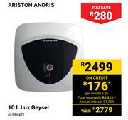 Ariston 10Ltr Andris  Lux Geyser