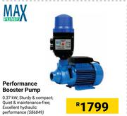 Max Pump Performance Booster Pump