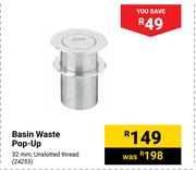 Basin Waste Pop Up