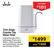 JoJo Twin Stage Counter Top Water Filter