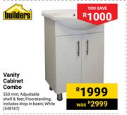 Builders Vanity Cabinet Combo