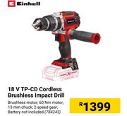 Einhell 18V TP-CD Cordless Brushless Impact Drill