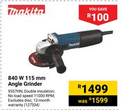 Makita 840W 115mm Angle Grinder