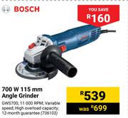 Bosch 700W 115mm Angle Grinder