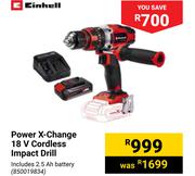 Einhell Power X-Change 18V Cordless Impact Drill