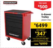 Mastercraft 6 Drawer Trolley
