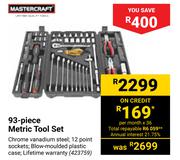 Mastercraft 93 Piece Metric Tool Set