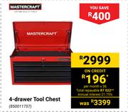 Mastercraft 4 Drawer Tool Chest