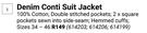 Beck Denim Conti Suit Jacket