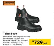 Interceptor Teleza Boots-Per Pair