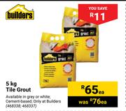 Builders 5Kg Tile Grout-Each